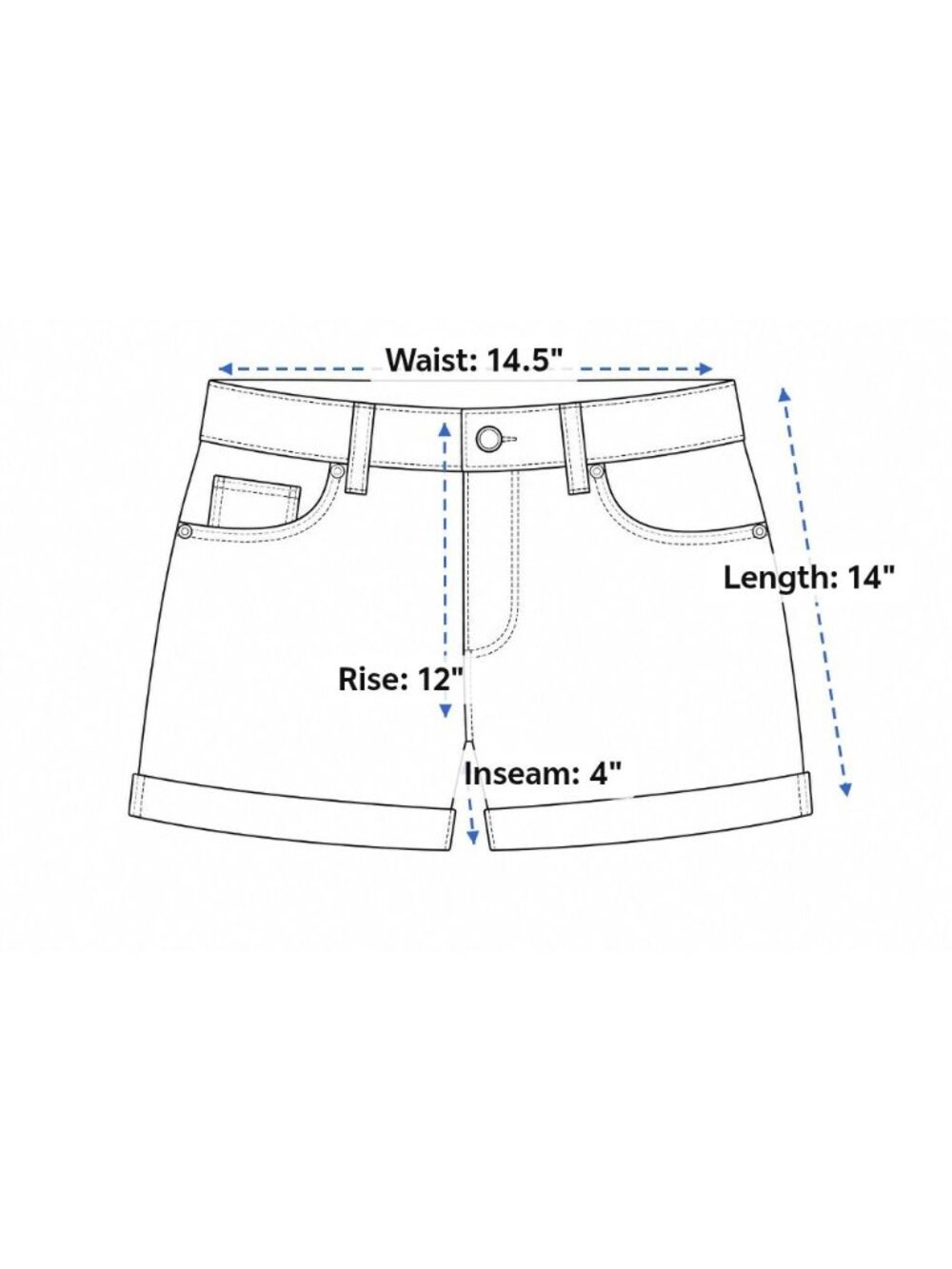 Gradual Womens L Athletic Shorts Teal Stretch Pockets High Waisted Sporty Active - Picture 6 of 6